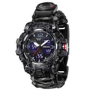Чоловічий годинник Smael Grey Compass 438 фото