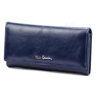 Жіночий шкіряний гаманець Pierre Cardin 06 ITALY 100 темно-синій - 4359 фото