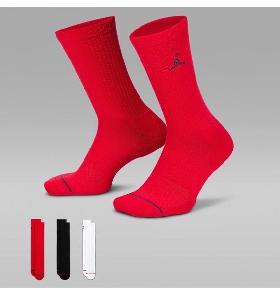 Шкарпетки Jordan Jumpman Crew Socks 3-Pack 897 фото