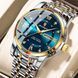 Чоловічий годинник Poedagar Unique Men Leather Deluxe, 2 ремінці 738 фото 3