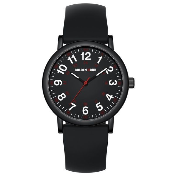 Годинник унісекс GoldenHour Trend Black 297 фото