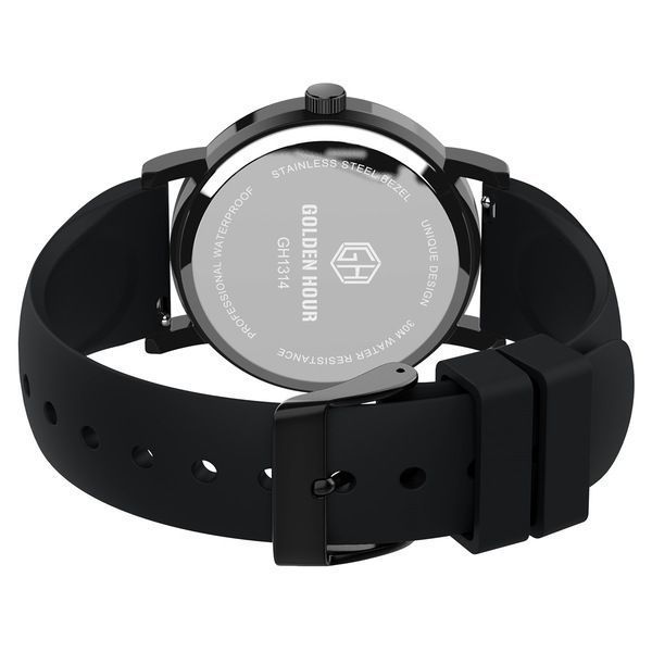 Годинник унісекс GoldenHour Trend Black 297 фото