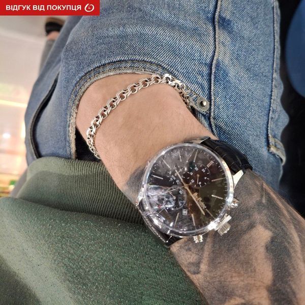 Чоловічий годинник Lee Cooper Leather Black 548 фото