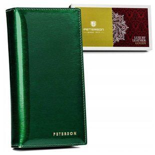 Жіночий шкіряний гаманець Peterson PTN 421431-SH Зелений - 4470 фото