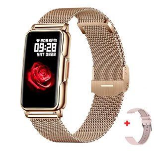 Смарт годинник Smart Mioband Nano+ Gold, 2 ремінці 349 фото