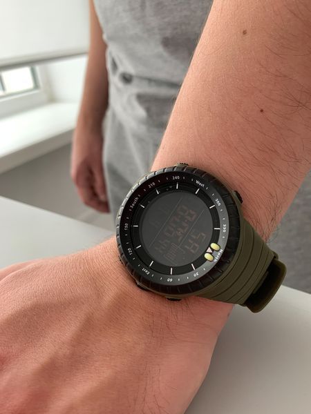 Чоловічий годинник Sanda Bike Green 199 фото