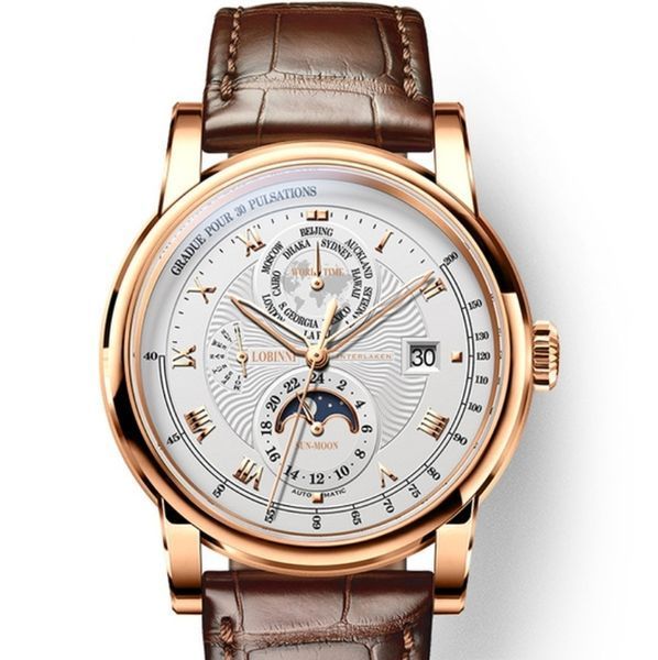 Чоловічий годинник Lobinni Business 149 фото