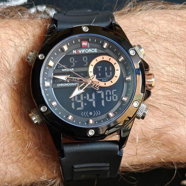 Чоловічий годинник Naviforce Pride Darkside, 2 ремінці 699 фото