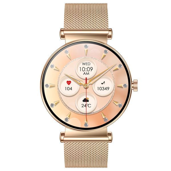 Смарт годинник Smart Princess Steel Gold, 2 ремінці 649 фото