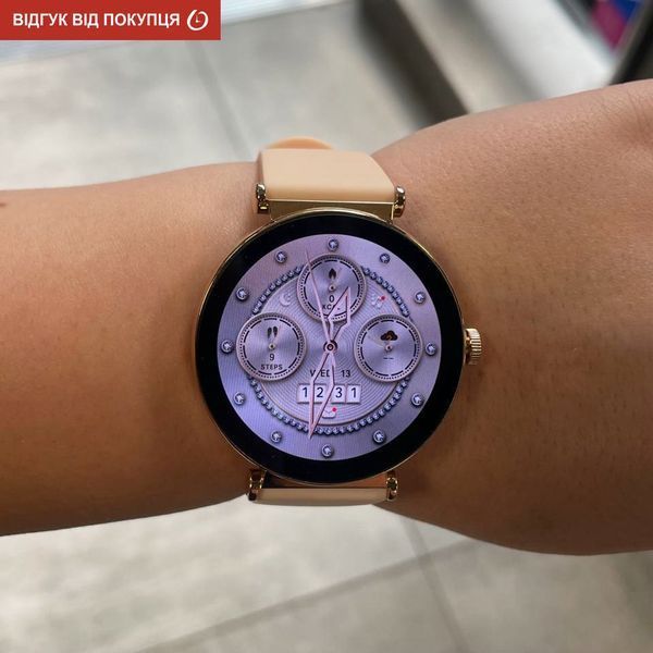 Смарт годинник Smart Princess Steel Gold, 2 ремінці 649 фото