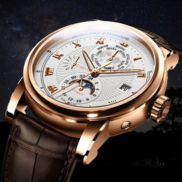 Чоловічий годинник Lobinni Business 149 фото