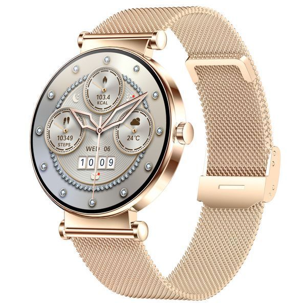 Смарт годинник Smart Princess Steel Gold, 2 ремінці 649 фото