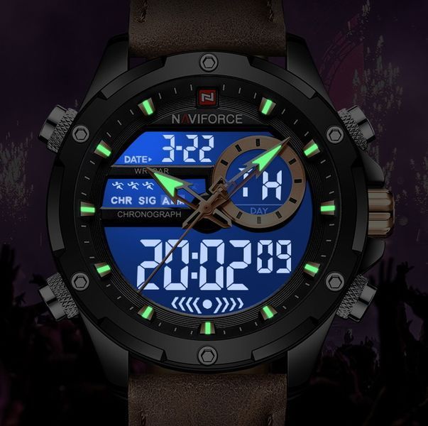 Чоловічий годинник Naviforce Pride Darkside, 2 ремінці 699 фото