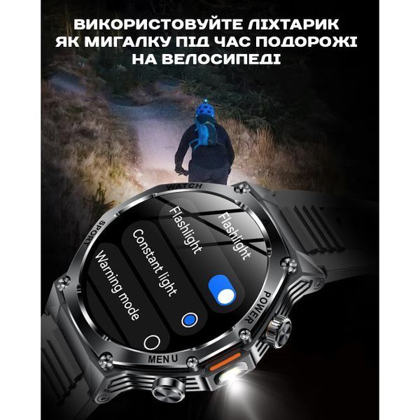 Смарт годинник Smart Surf X Pro Black Rubber, 2 ремінці 600 фото