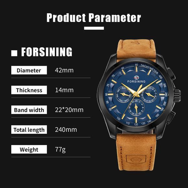 Чоловічий годинник Forsining Walker Limited New 800 фото
