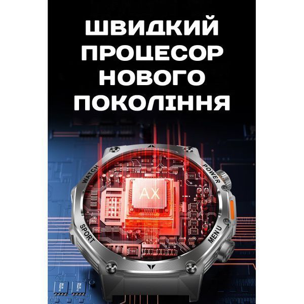 Смарт годинник Smart Surf X Pro Black Rubber, 2 ремінці 600 фото