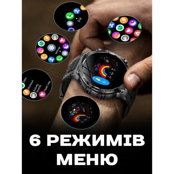 Смарт годинник Smart Surf X Pro Black Rubber, 2 ремінці 600 фото