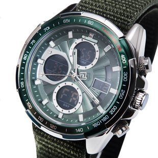Чоловічий годинник Naviforce Fly Army Hook Green, 2 ремінці 701 фото