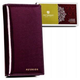 Жіночий шкіряний гаманець Peterson PTN 421431-SH Фіолетовий - 4472 фото