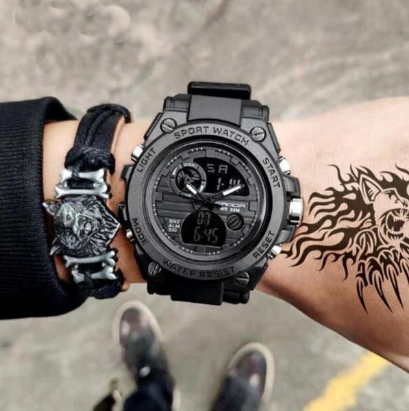 Чоловічий годинник Sanda Tattoo 101 фото