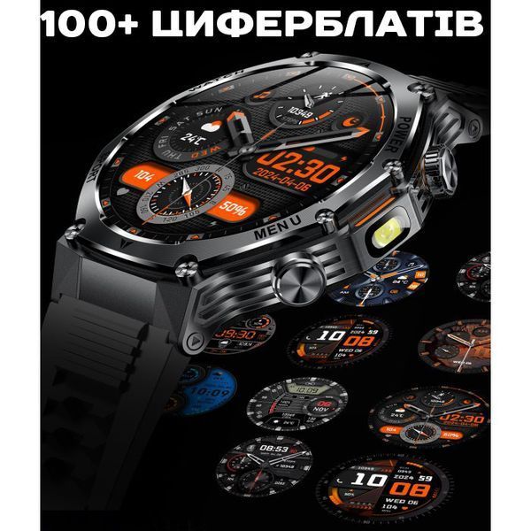 Смарт годинник Smart Surf X Pro Black Steel, 2 ремінці 601 фото