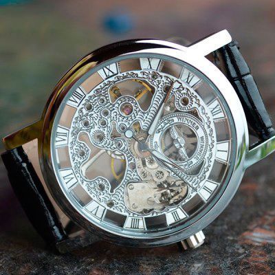 Чоловічий годинник Winner Silver 2 фото