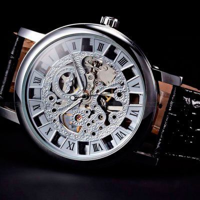Чоловічий годинник Winner Silver 2 фото