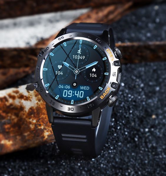 Смарт годинник Smart Delta K52 Black Rubber, 2 ремінці 352 фото