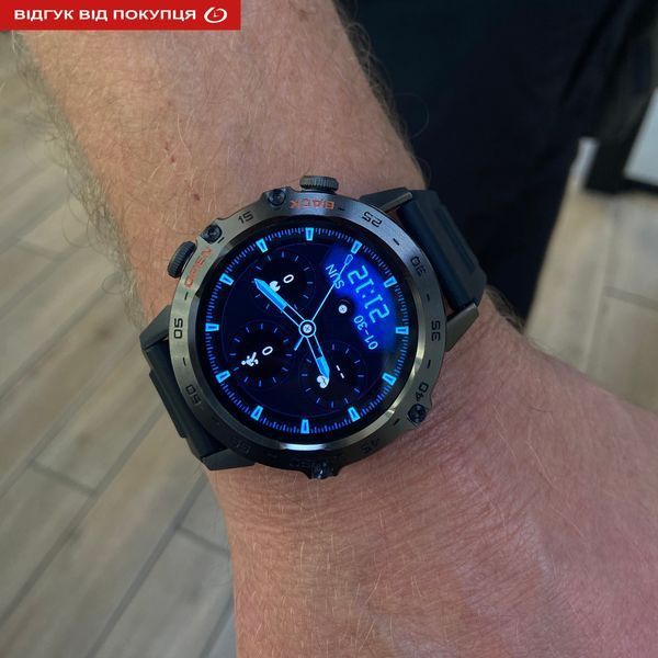 Смарт годинник Smart Delta K52 Black Rubber, 2 ремінці 352 фото
