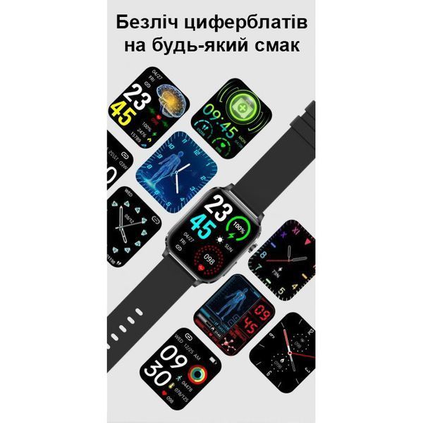 Смарт годинник Smart F100 Black 252 фото