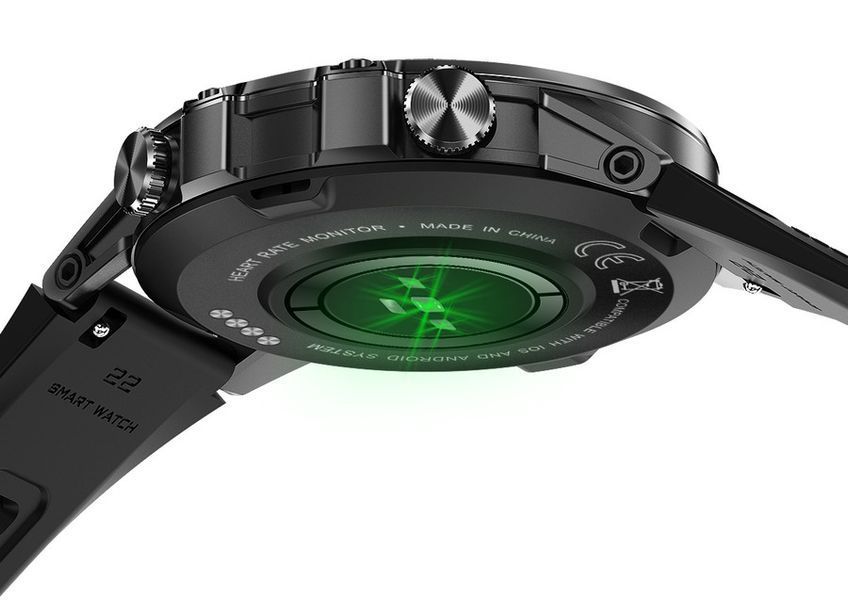 Смарт годинник Smart Delta K52 Black Rubber, 2 ремінці 352 фото