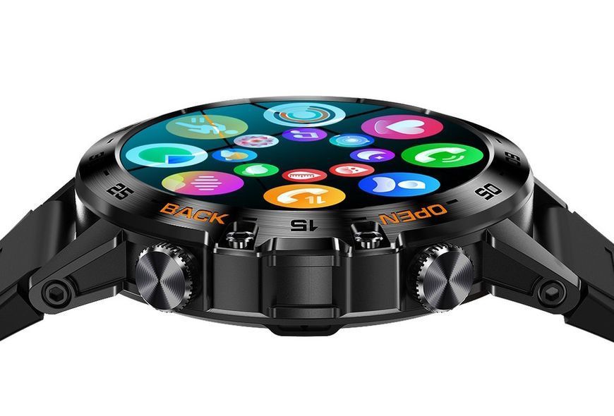Смарт годинник Smart Delta K52 Black Rubber, 2 ремінці 352 фото