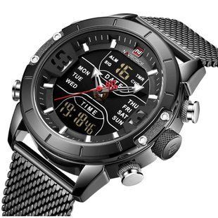 Чоловічий годинник Naviforce Tesla Black NF9153 103 фото
