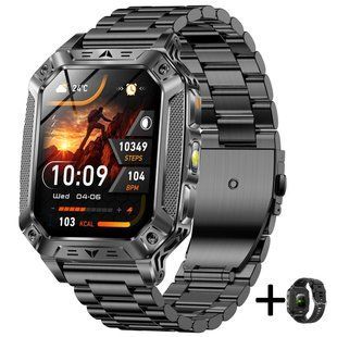 Смарт годинник Smart Formula K+ Steel, 2 ремінці 803 фото