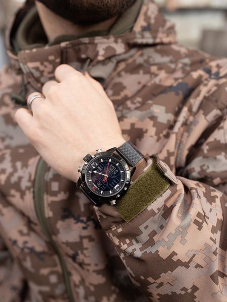 Чоловічий годинник Naviforce Tesla Black NF9153 103 фото