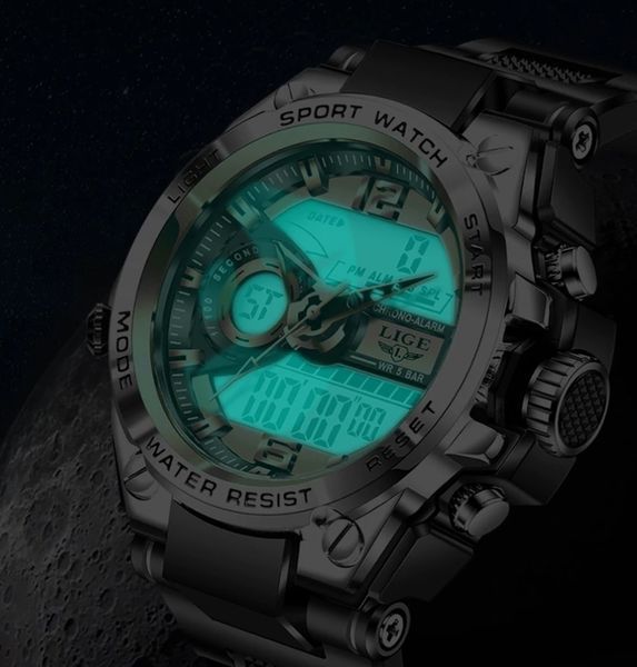 Чоловічий годинник Lige Sport 153 фото