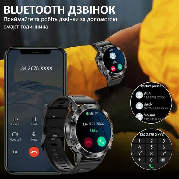 Смарт годинник Smart Delta K52 Orange 353 фото