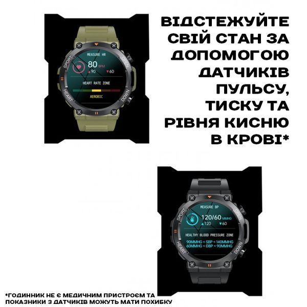 Смарт годинник Smart Storm Steel, 2 ремінці 403 фото