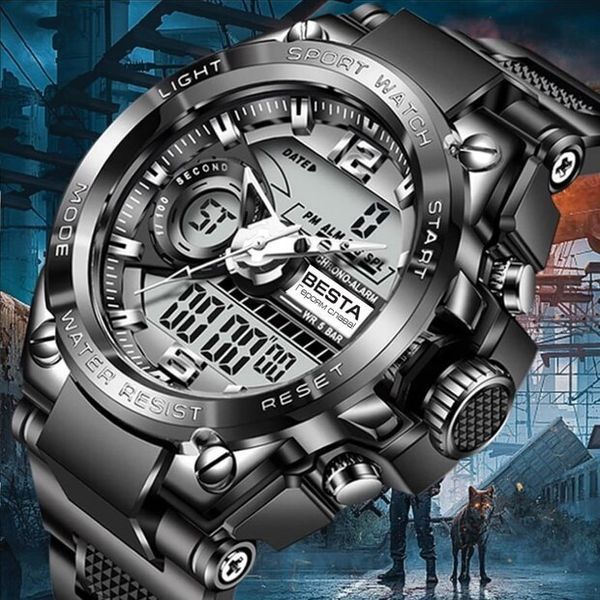 Чоловічий годинник Lige Sport 153 фото