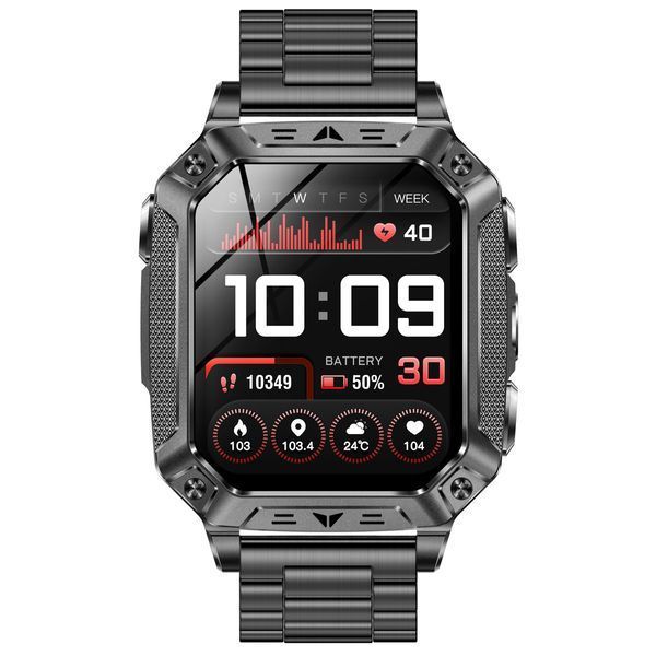 Смарт годинник Smart Formula K+ Steel, 2 ремінці 803 фото
