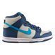 Кросівки жіночі Nike Dunk High Gs Grey Blue 1138 фото 7