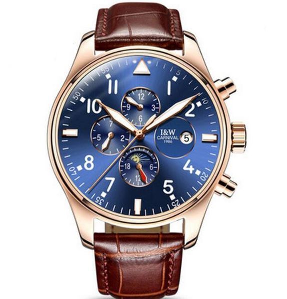 Чоловічий годинник Carnival Grand Brown 54 фото