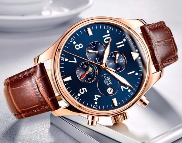 Чоловічий годинник Carnival Grand Brown 54 фото