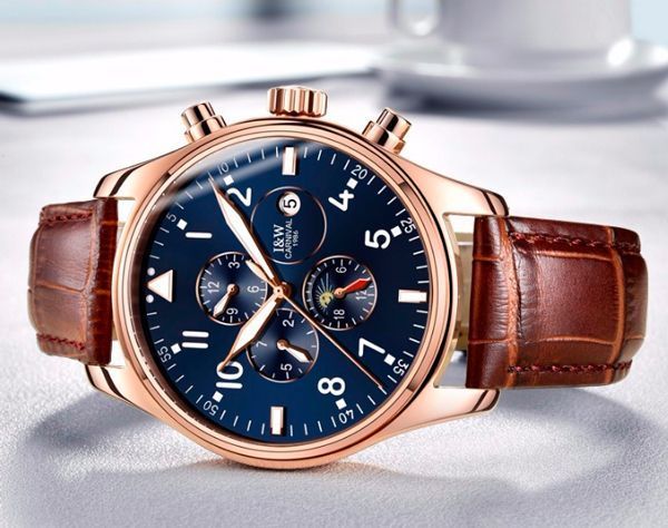 Чоловічий годинник Carnival Grand Brown 54 фото