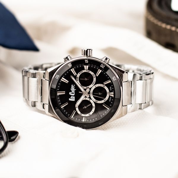 Чоловічий годинник Lee Cooper Hit Silver 554 фото