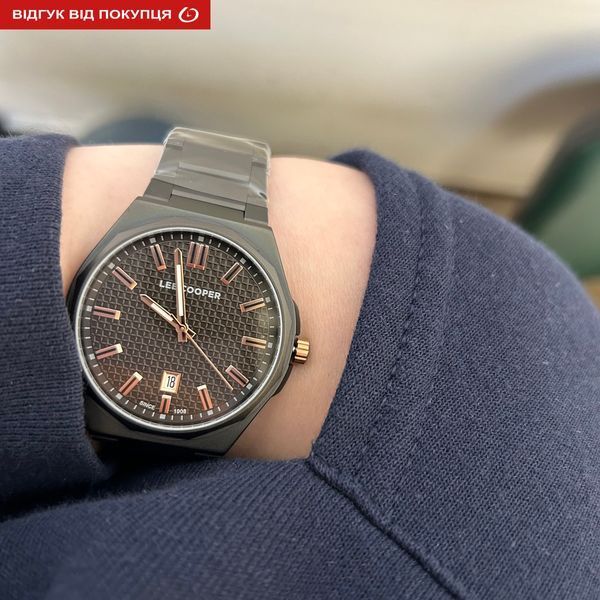 Чоловічий годинник Lee Cooper Knight Black 454 фото