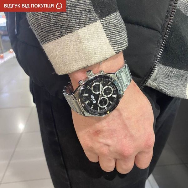 Чоловічий годинник Lee Cooper Hit Silver 554 фото