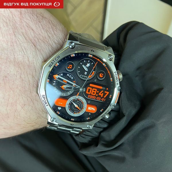 Смарт годинник Smart Surf X Pro Silver Grey, 2 ремінці 504 фото