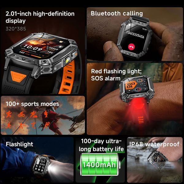 Смарт годинник Smart Formula K+ Rubber, 2 ремінці 804 фото