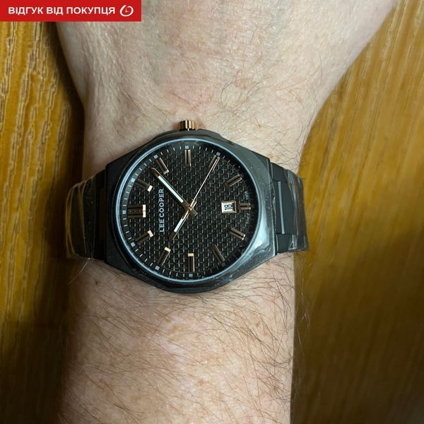 Чоловічий годинник Lee Cooper Knight Black 454 фото